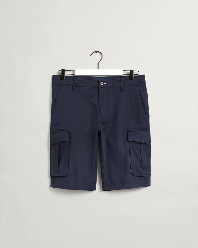 Relaxed Fit Cargoshorts aus Twill