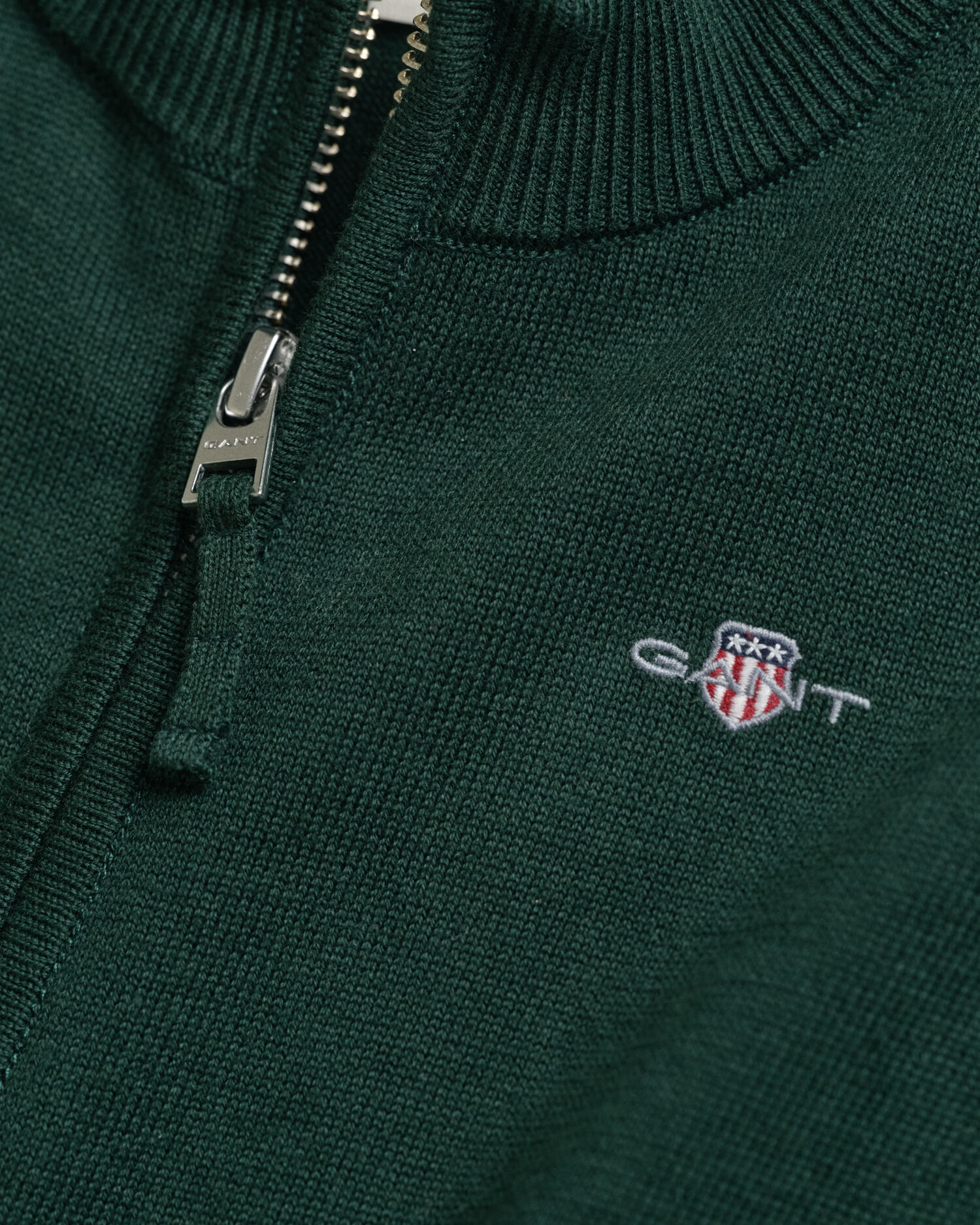 Cardigan zippé en coton Shield Enfant