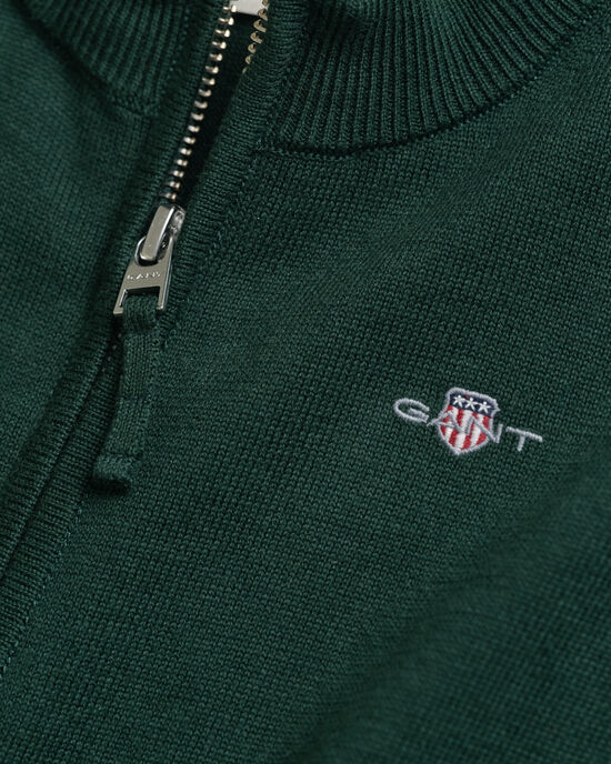 Kids Shield Strickjacke aus Baumwolle mit Reißverschluss