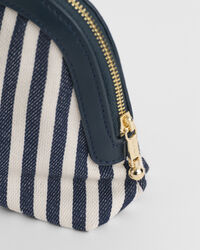 Kosmetiktasche mit Hickory-Streifen