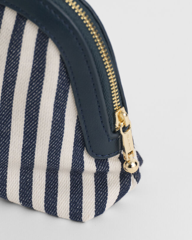 Kosmetiktasche mit Hickory-Streifen