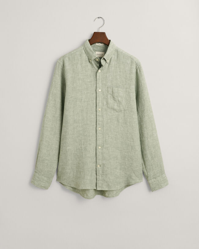 Regular Fit Leinen Hemd