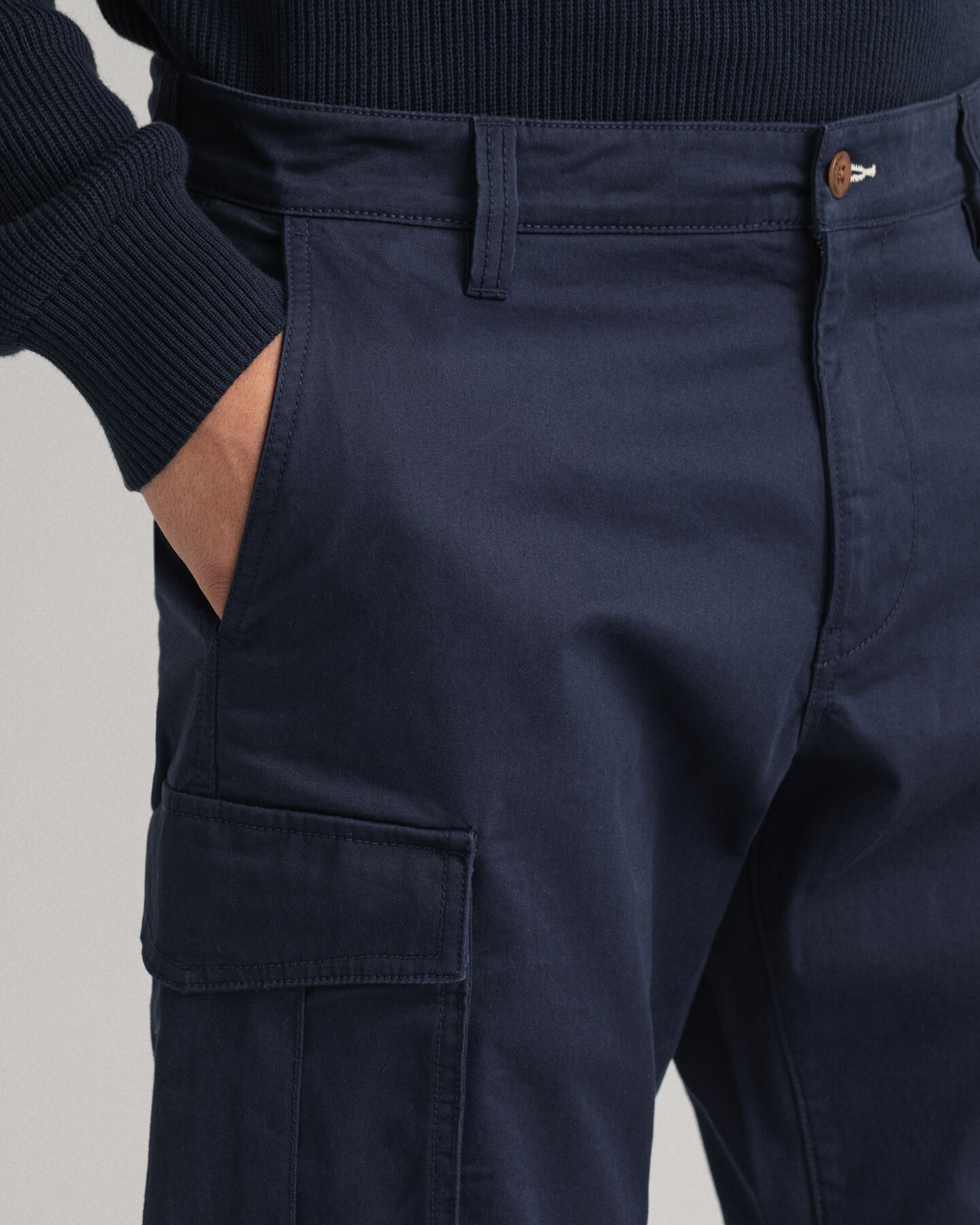 Relaxed Fit Cargoshorts aus Twill