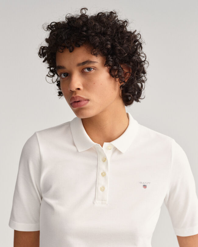Original Piqué Poloshirt mit halblangem Arm