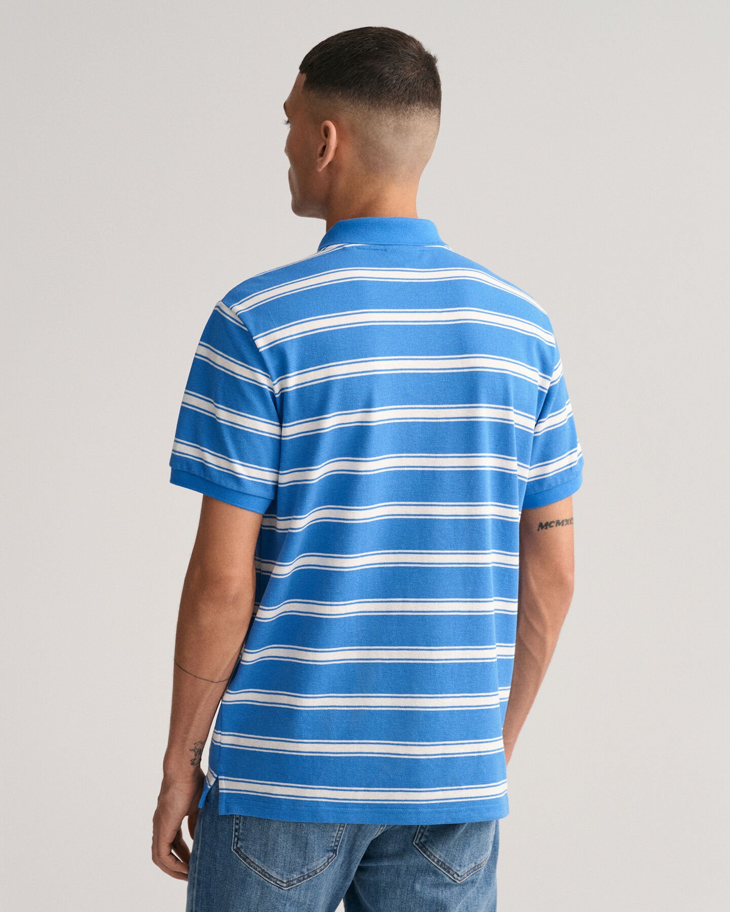 Poloshirt mit Streifen