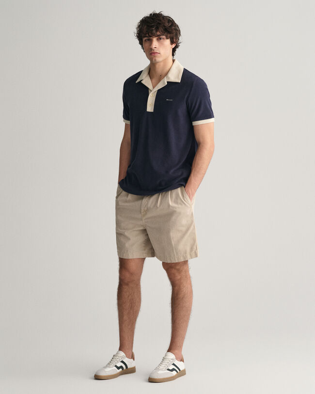 Resort Poloshirt aus Frottee