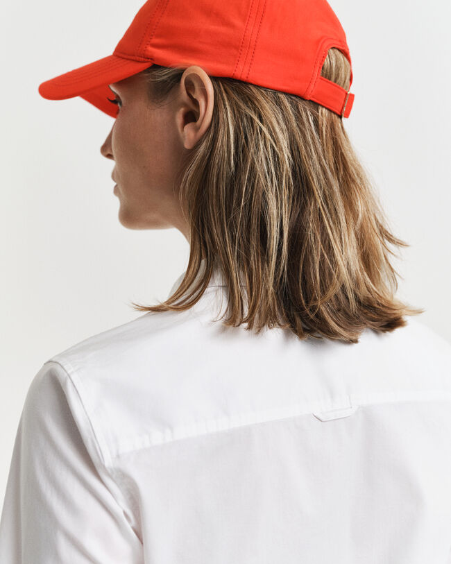 Slim Fit Popeline Bluse