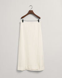 Leinen Viskose Midirock