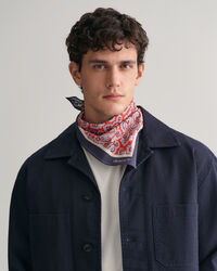 Baumwoll Halstuch mit Paisley-Muster