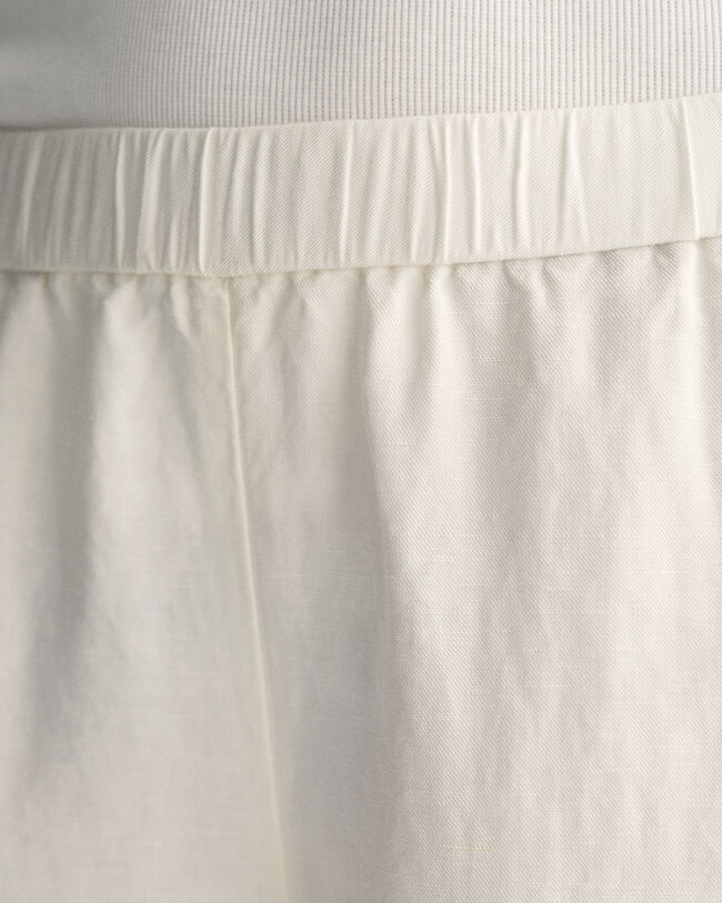 Relaxed Fit Leinenmix Pull-On Hose