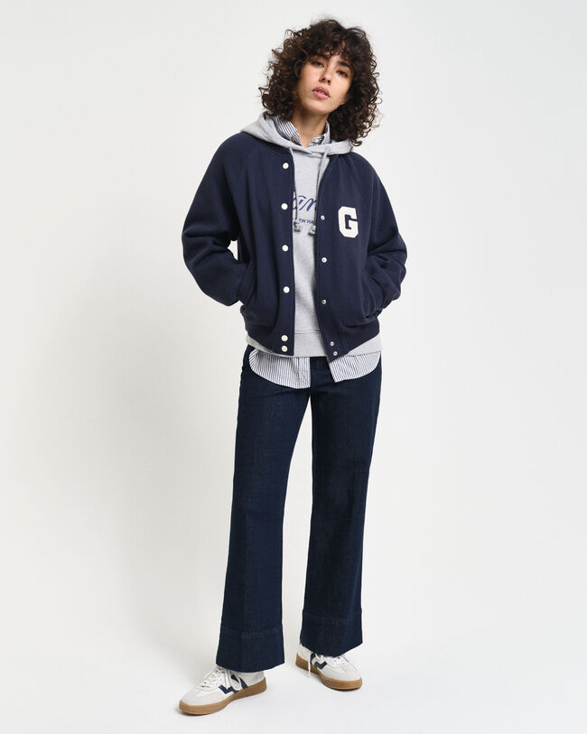 GANT Jersey Varsity Jacke mit G-Badge
