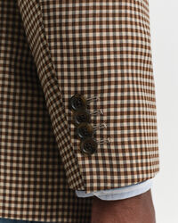 Relaxed Fit Gingham Sakko mit Karomuster