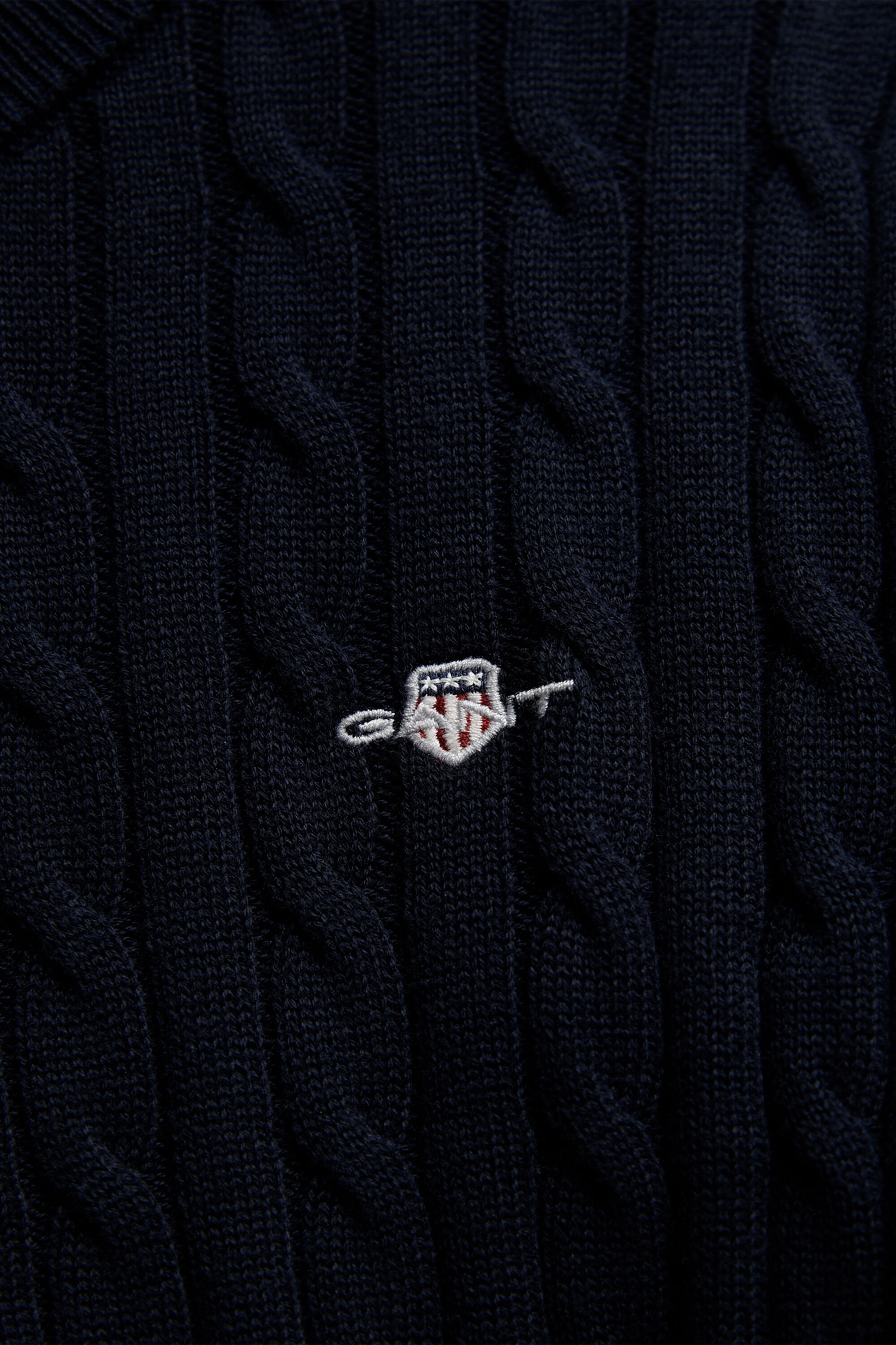 Teen Girls Shield Zopfstrickpullover