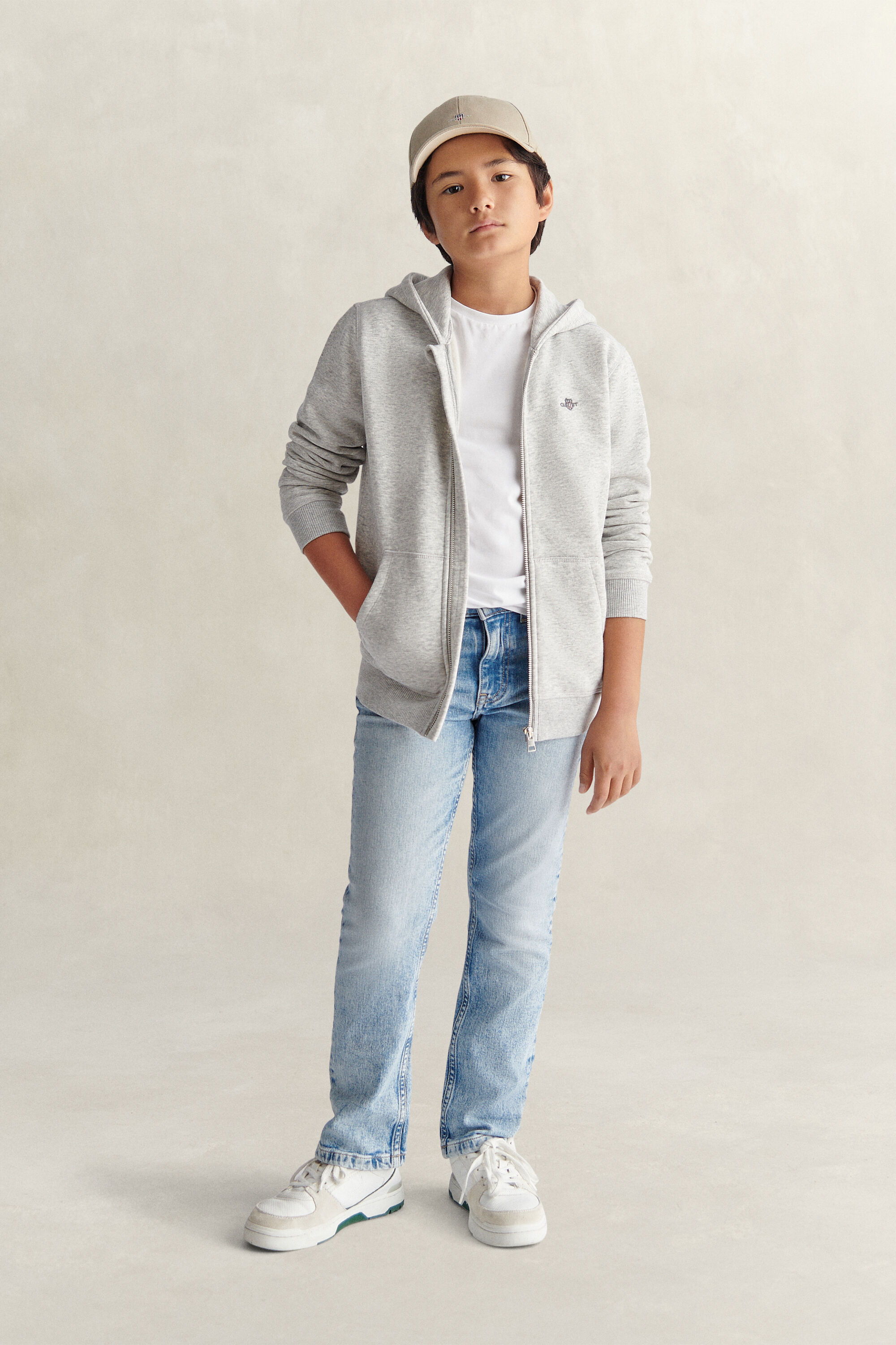 Teens Shield Zip Hoodie