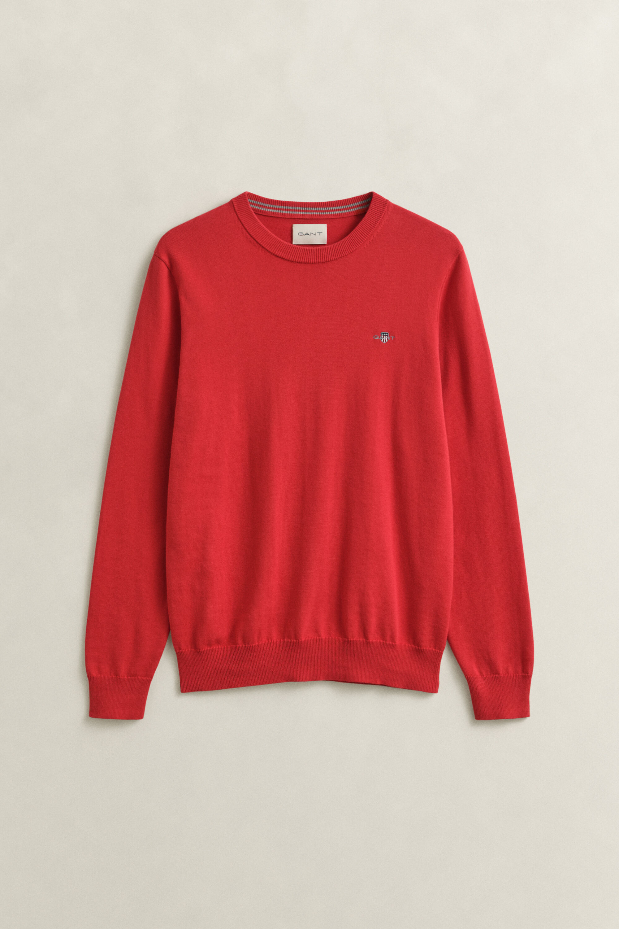 Pull col rond en coton
