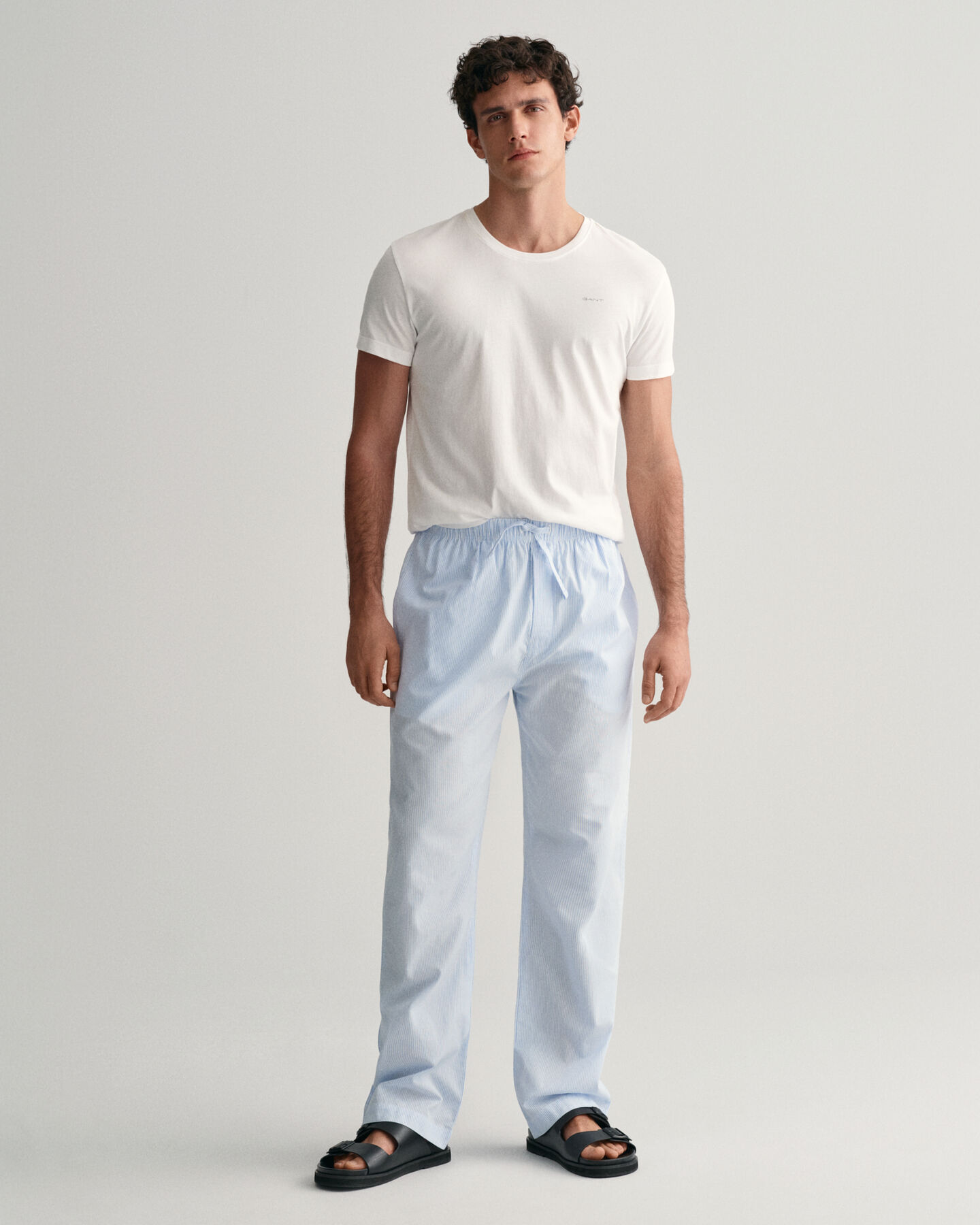 Gestreifte Pyjamahose