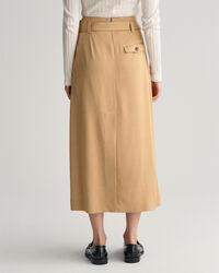 Chino Wickelrock mit Falten