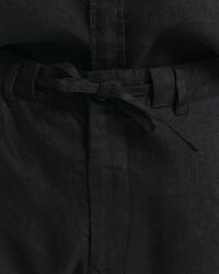 Relaxed Fit Leinen Kordelzughose