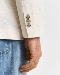 Slim Fit Seersucker Anzugsakko