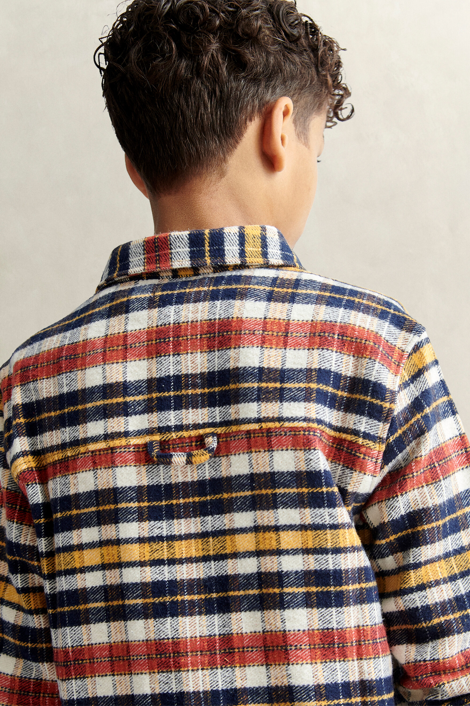 Camicia giacca a quadri Teen Boys