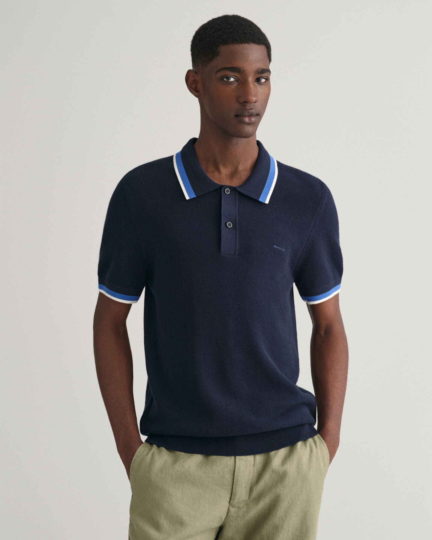 Baumwoll Piqué Poloshirt