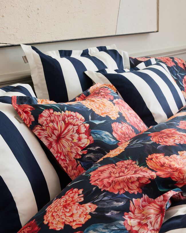 Einzelbettbezug mit Pfingstrosen-Print