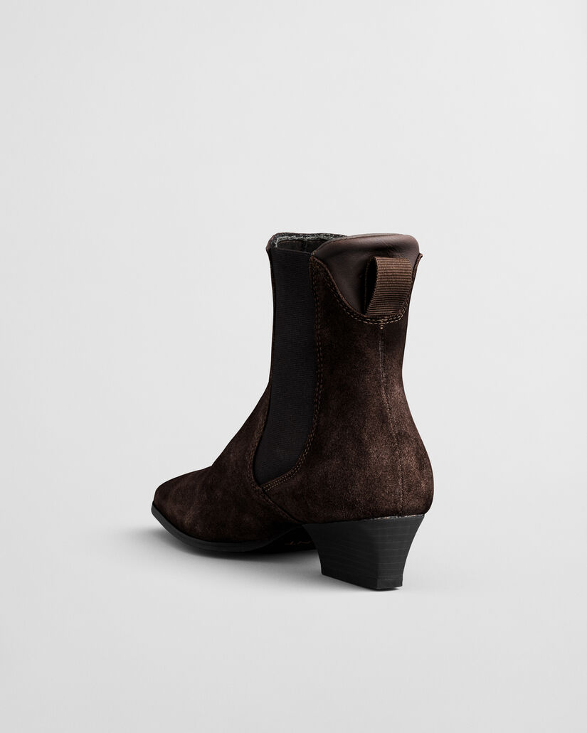 Bassotte Stiefel aus Veloursleder