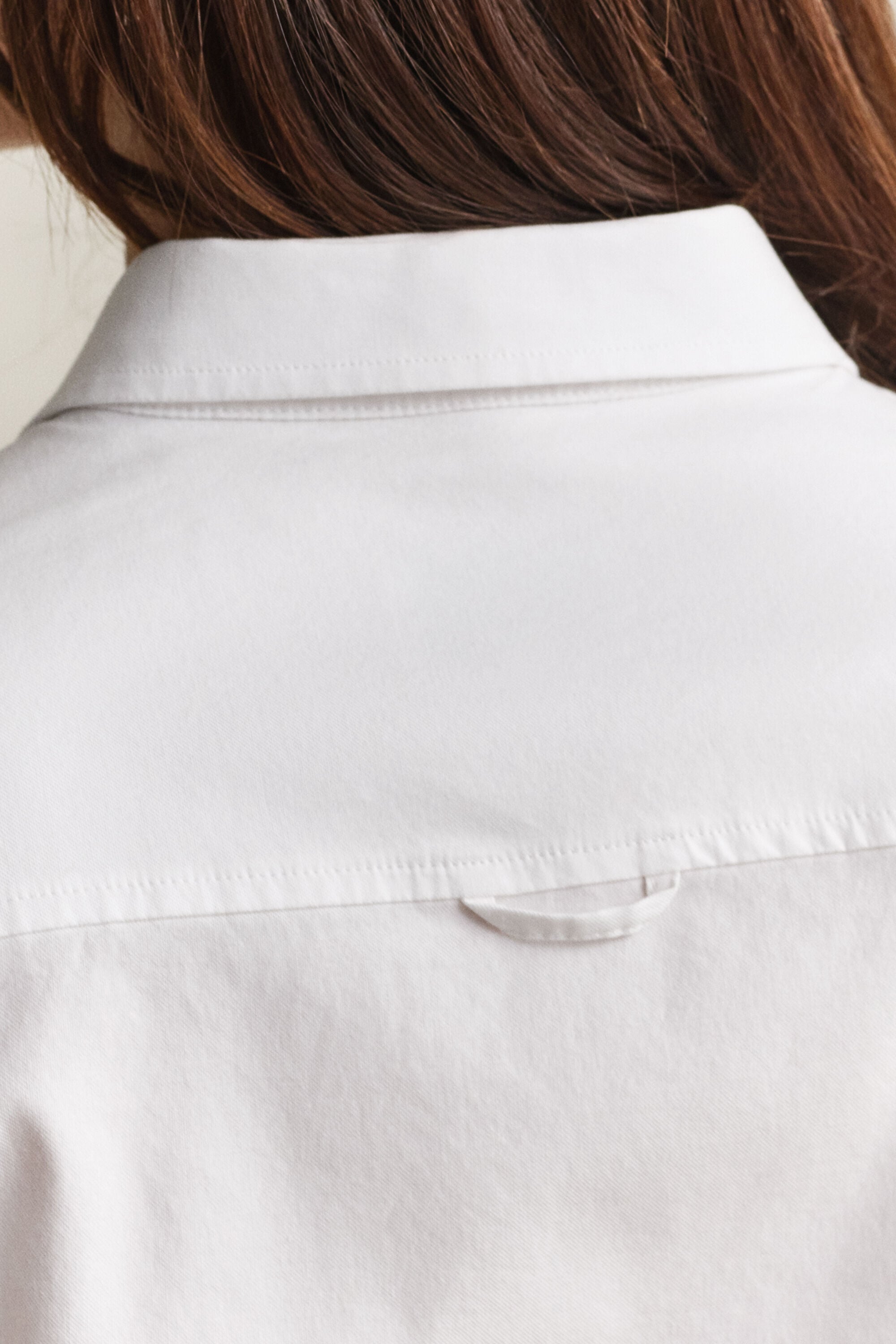 Stretch Oxford-Bluse