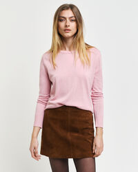 Feinstrick Rundhalspullover