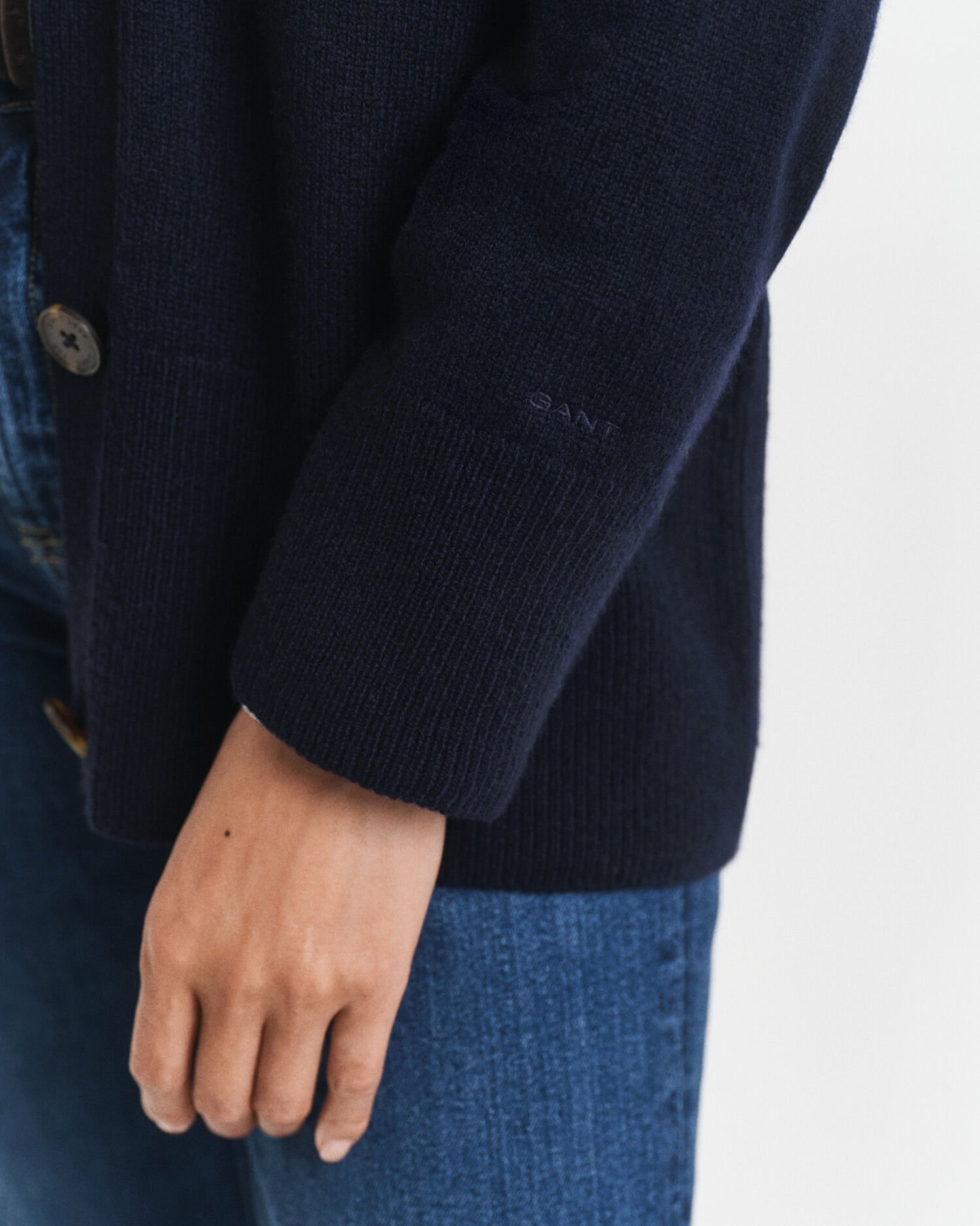 Wool Cashmere Blend Cardigan