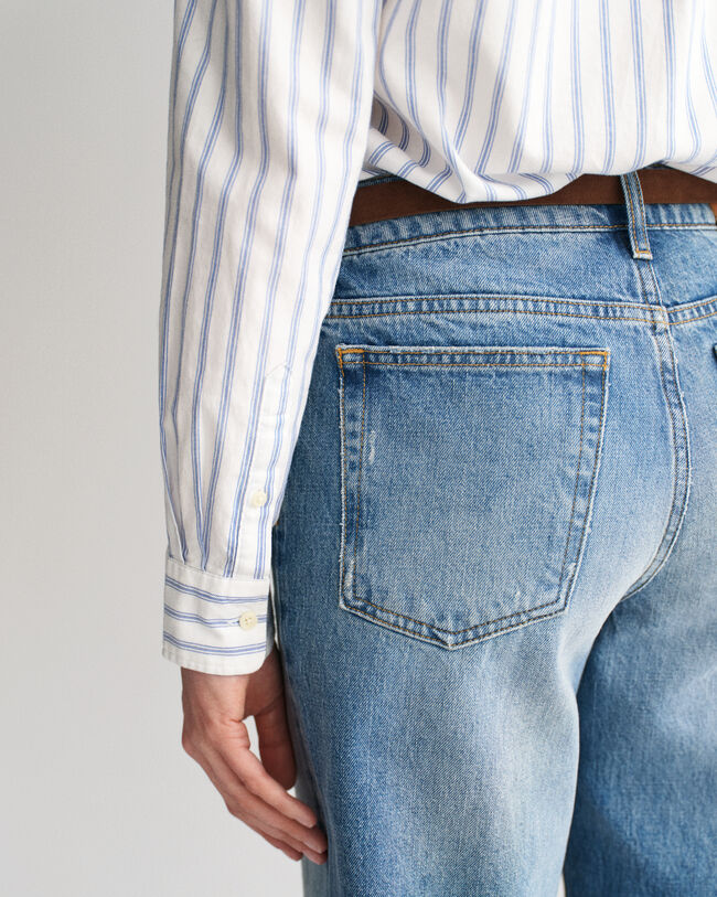 Regular Fit Archive Oxford-Bluse mit Streifen