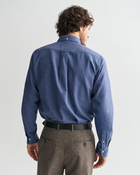 Regular Fit Melange Flanellhemd