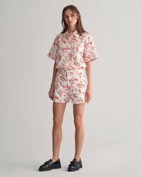 Shorts mit Text-Print