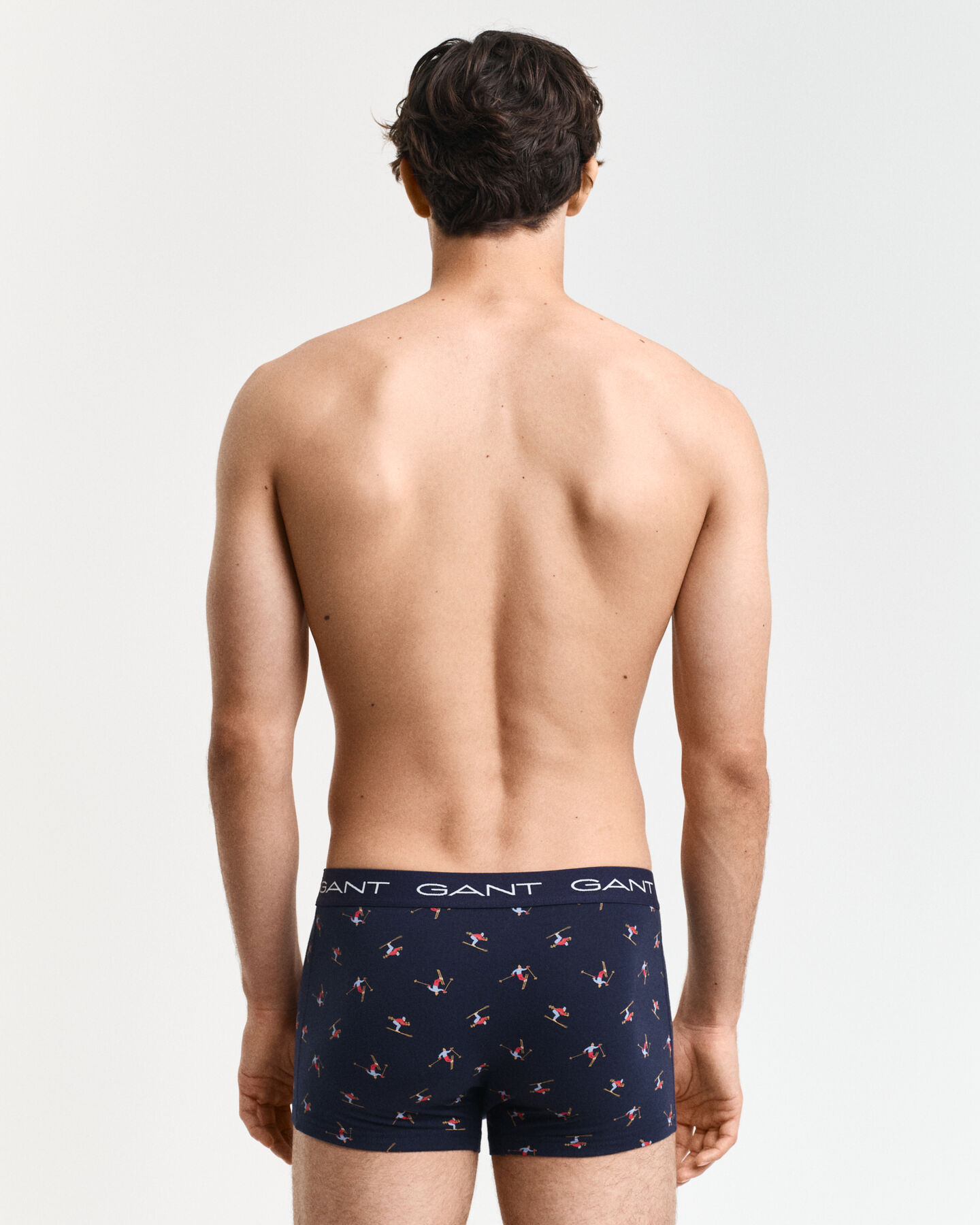 3er-Pack Boxershorts mit Skier-Print in Geschenkbox