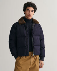 Wattierte Puffer Jacke aus Flanell