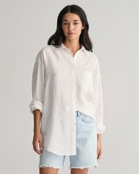 Oversized Leinen Bluse