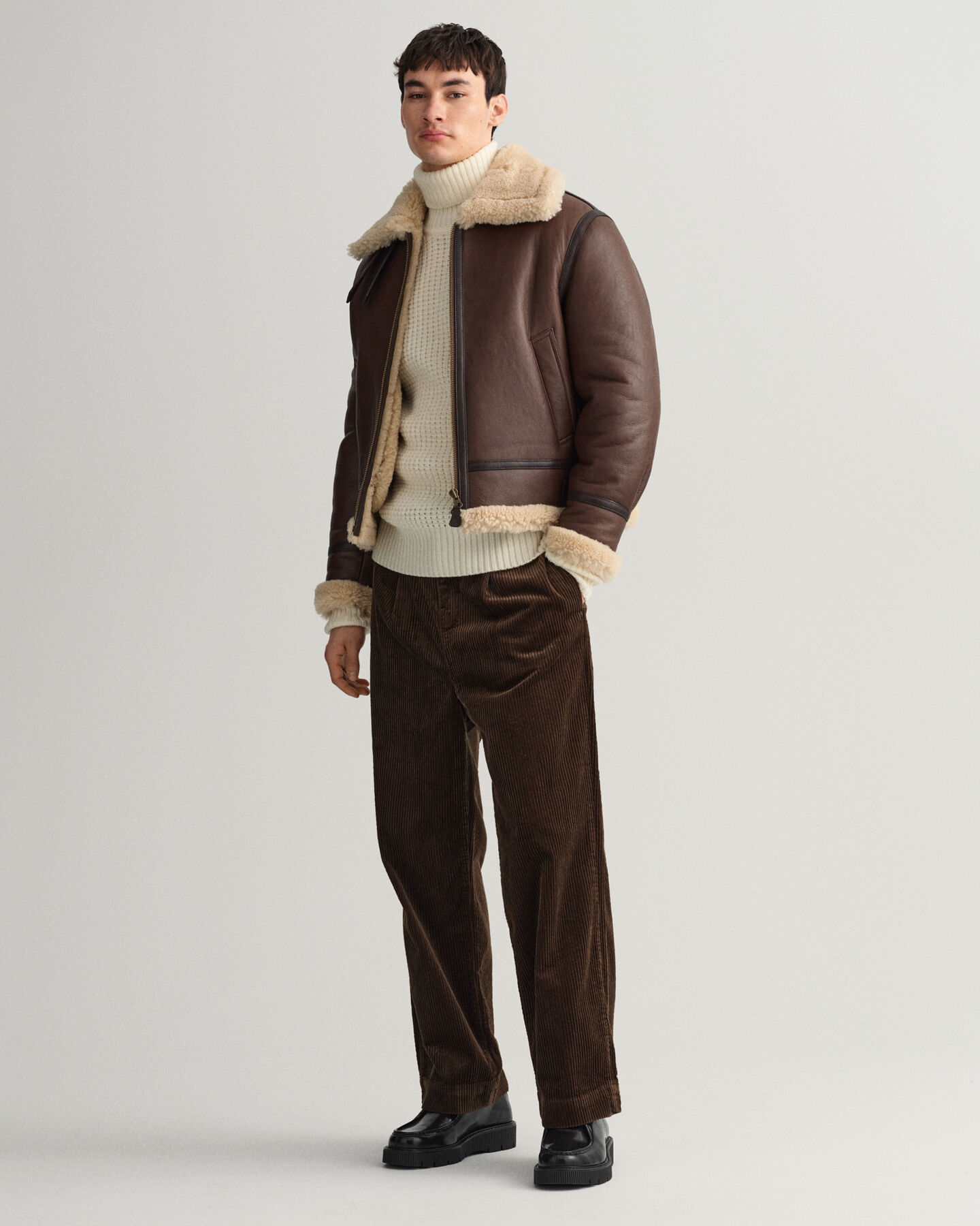 Shearling-Jacke