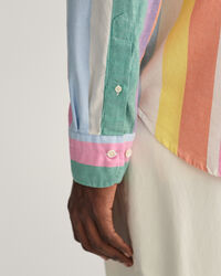 Regular Fit Oxford-Hemd mit bunten Streifen