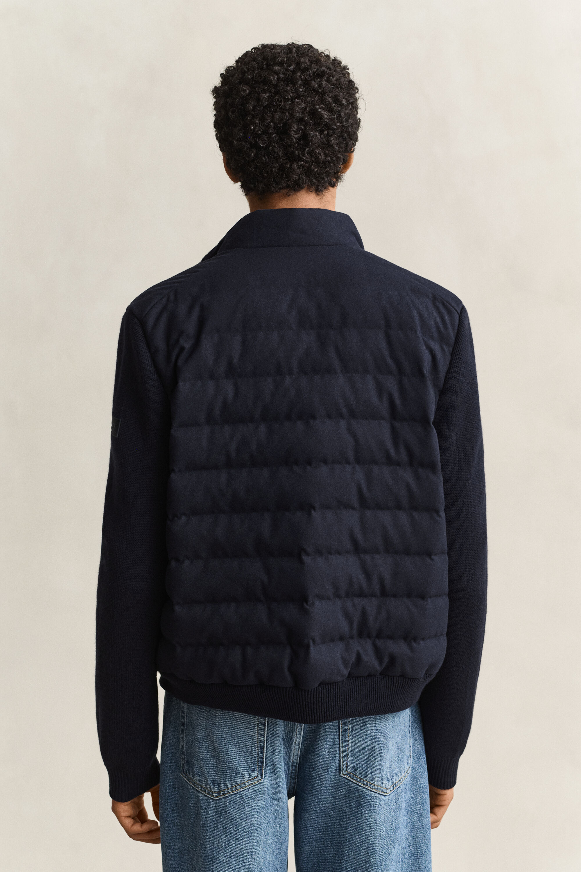 Veste en flanelle avec rembourrage mixte