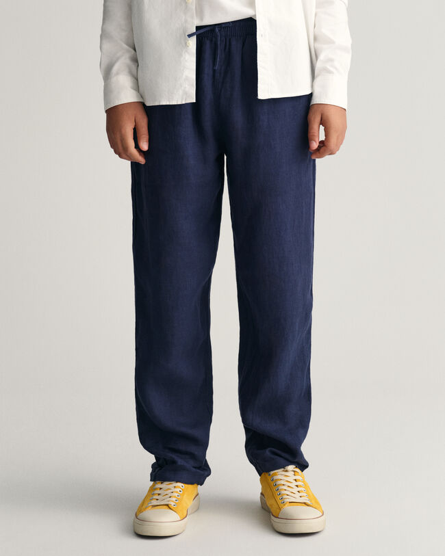 Teen Boys Leinen Hose