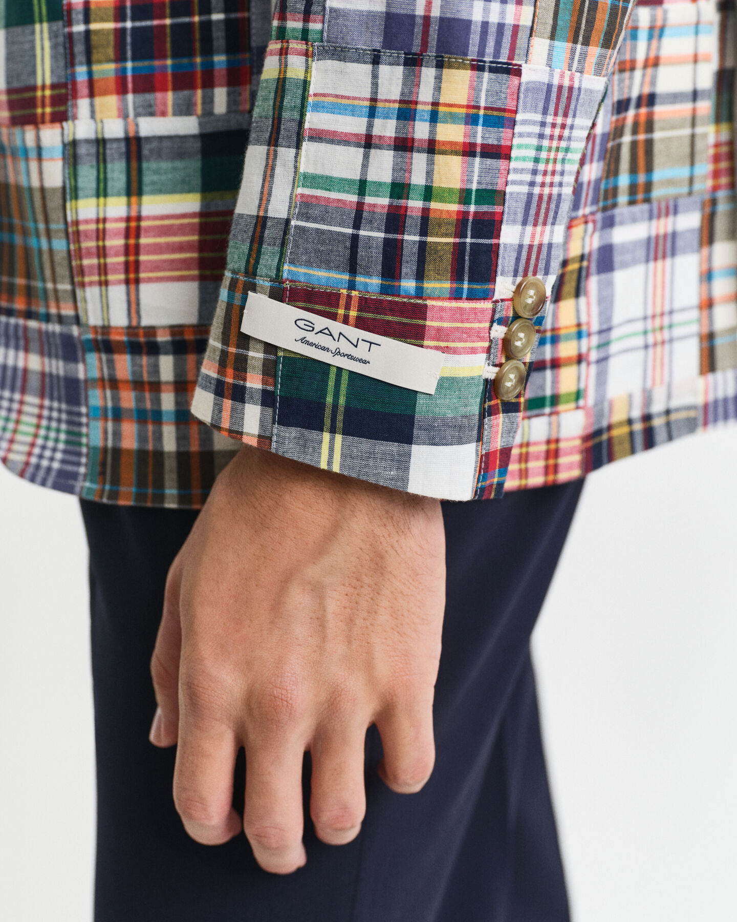 Regular Fit Patchwork Sakko