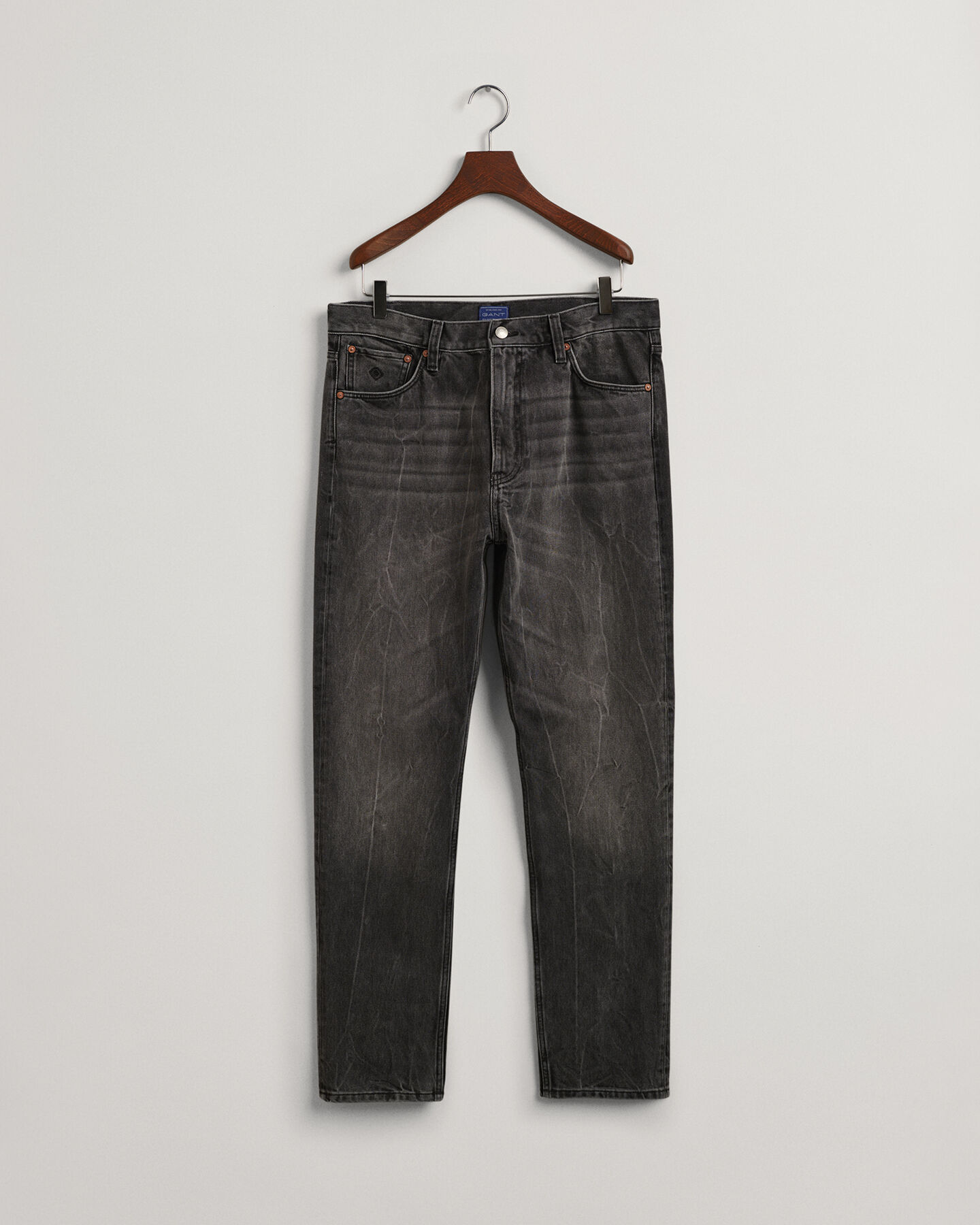 Hayes Slim Fit Jeans mit Vintage-Waschung