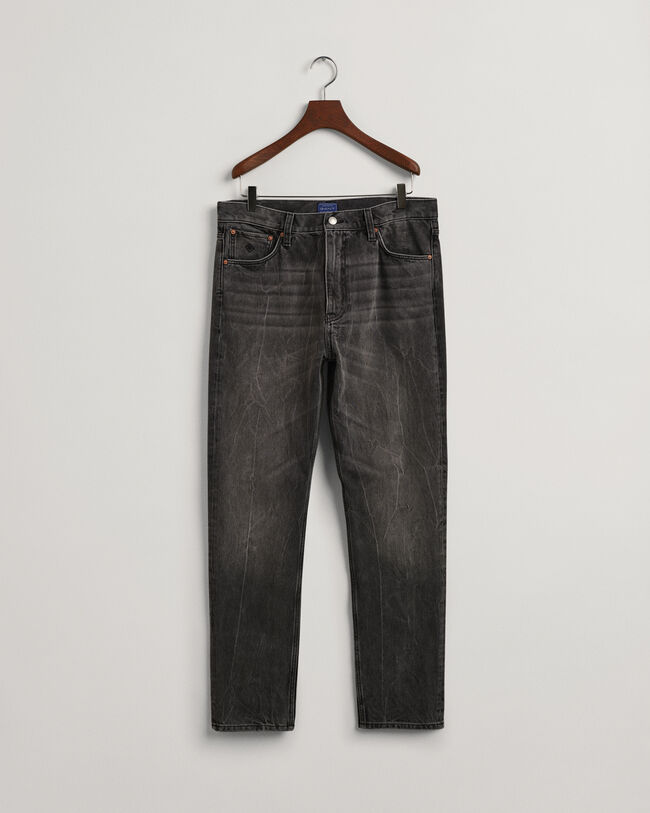 Hayes Slim Fit Jeans mit Vintage-Waschung
