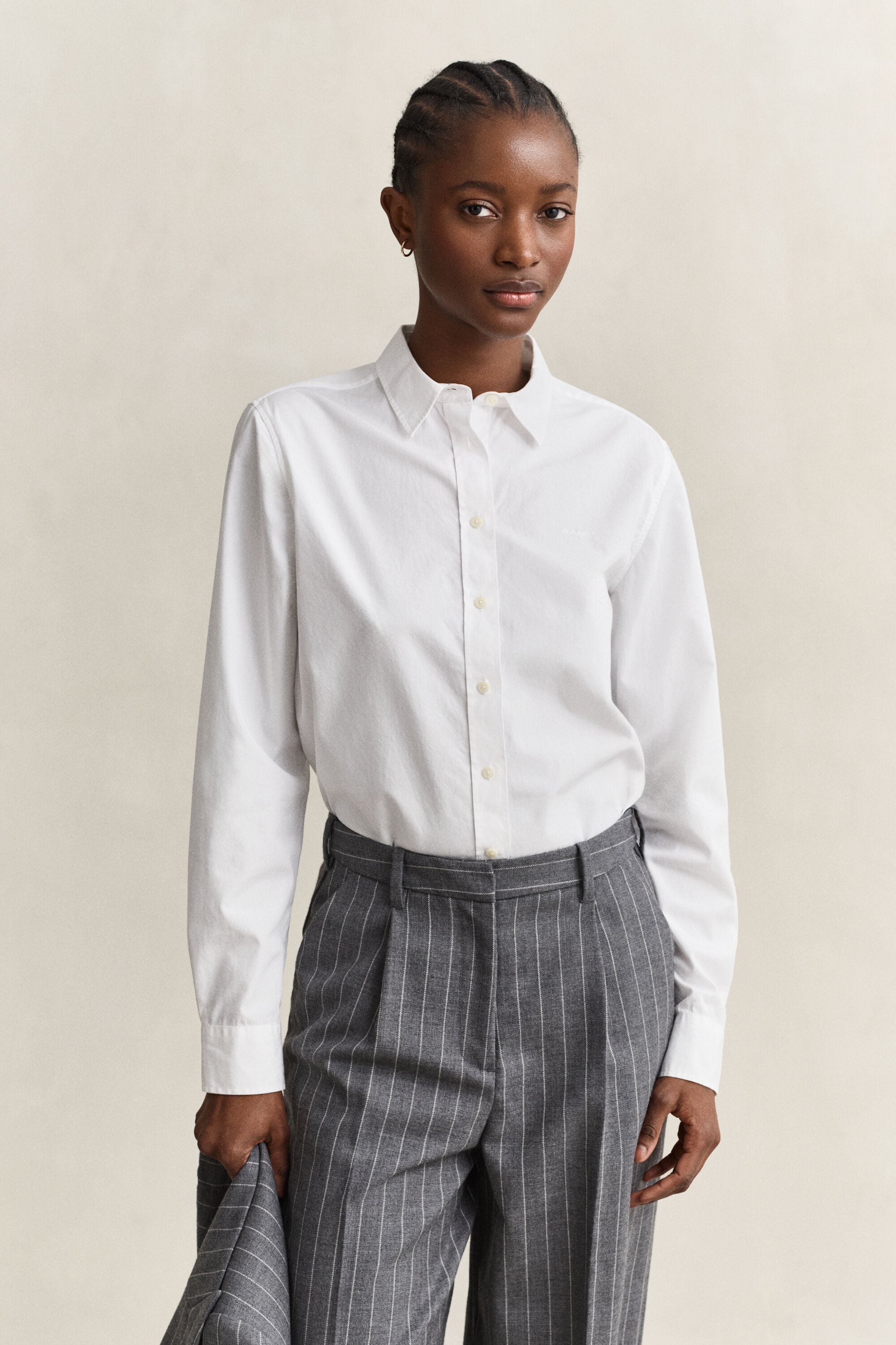 Regular Fit Classic Popeline Bluse