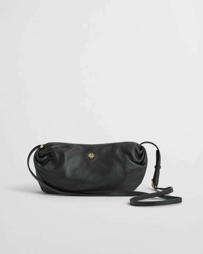 Umhängetasche aus gerafftem Lammleder