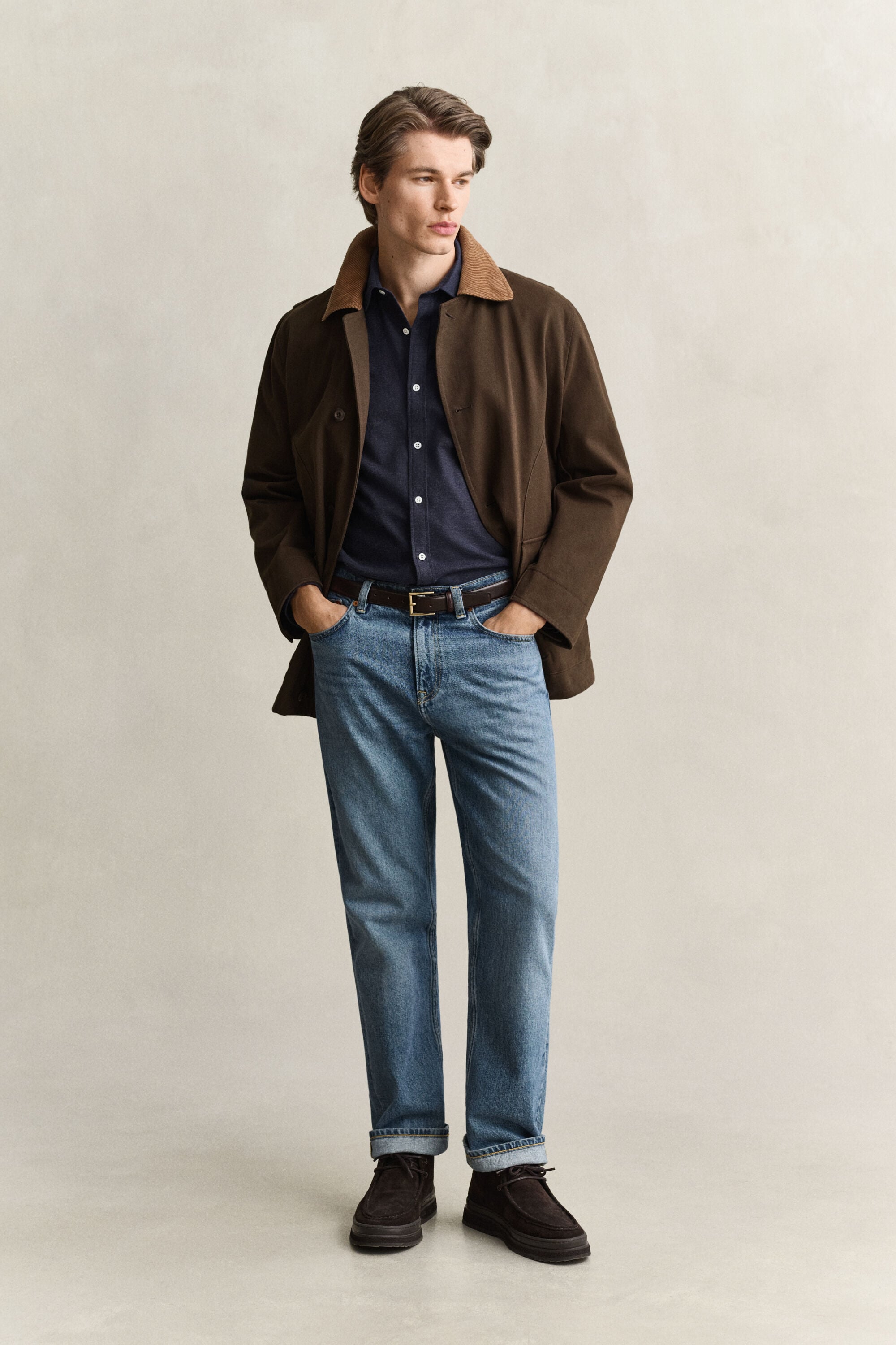 Camicia in flanella mélange