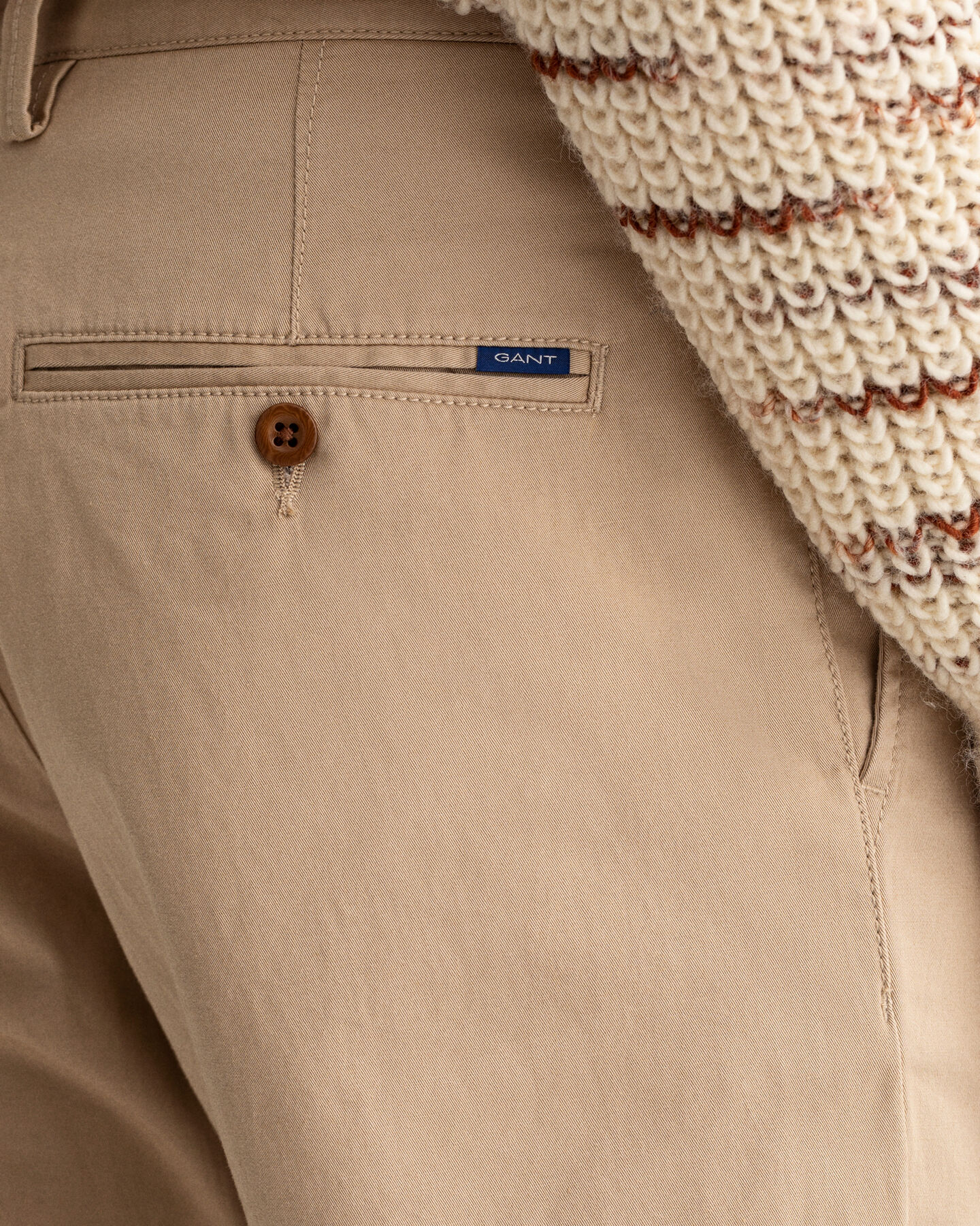 Regular Fit Twill Chinohose