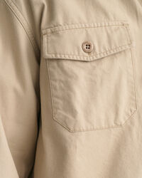 Solid Relaxed Fit Twillhemd