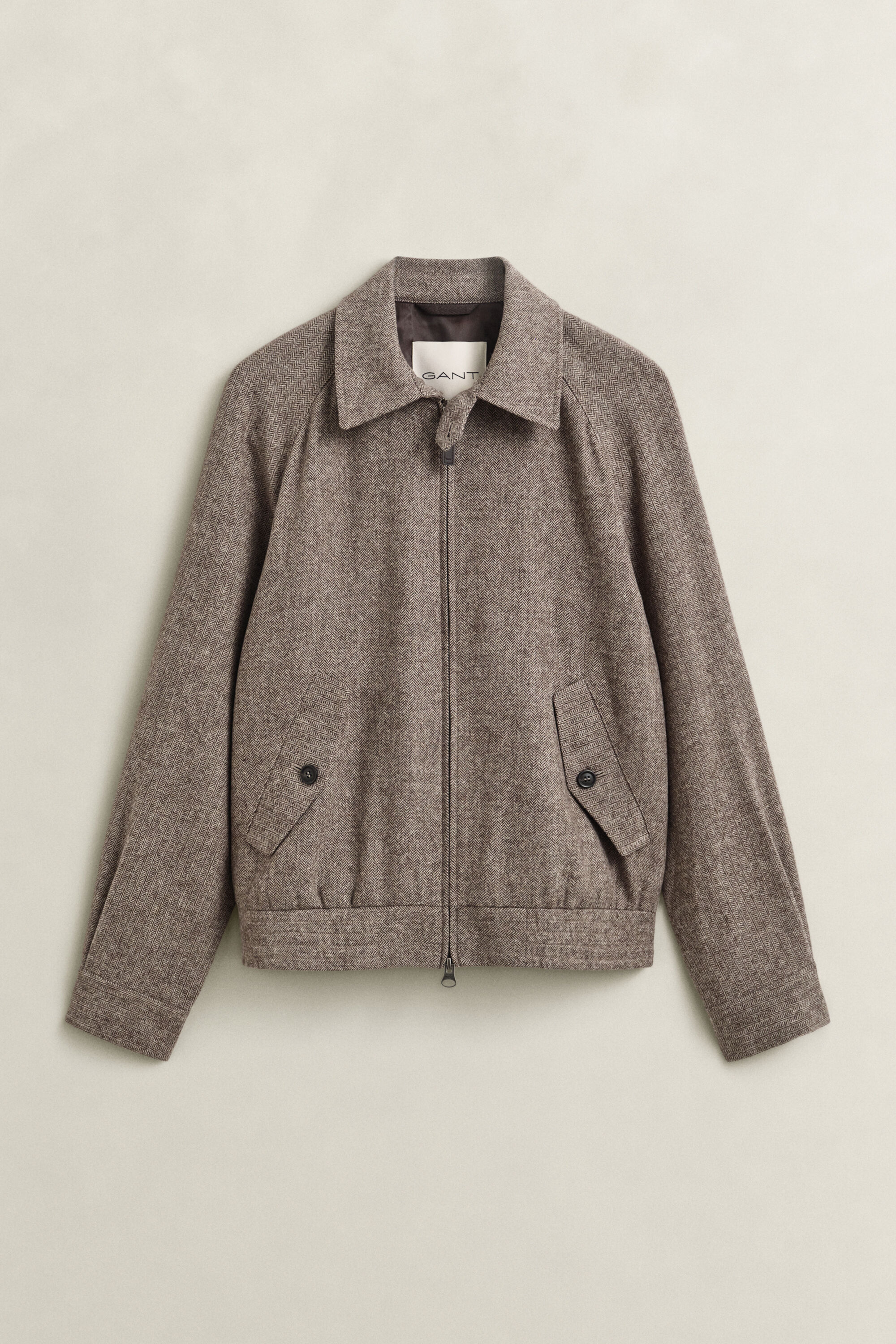 Wool Blend Windcheater Jacket