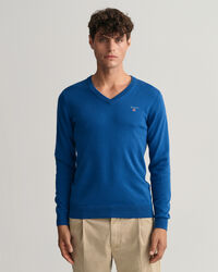 Classic V-Neck Pullover aus Baumwolle